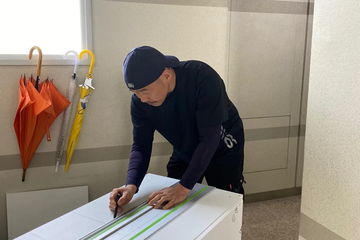 맞춤제작·수납 시공 현장